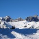 Die im Norden aus dem Schnee schießenden Felswände - vielversprechende Kletterziele hoch über dem Oberreintal und Schüsselkar. Wetterstein