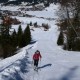 Steil zieht die Talabfahrt von Tannheim hinauf zum Neunerköpfle (ABfahrt… - hinAUF... - ???). Piste Neunerköpfle