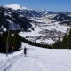 Die Mittagssonne machts sommerlich. Piste Neunerköpfle