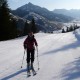 Früh am Morgen Richtung Stuibenalpe. Piste Stuibenalpe
