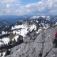 Gipfelblick von der Kampenwand. Gipfel Kampenwand